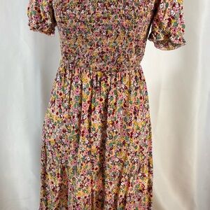 Floral Smocked Dress Size M